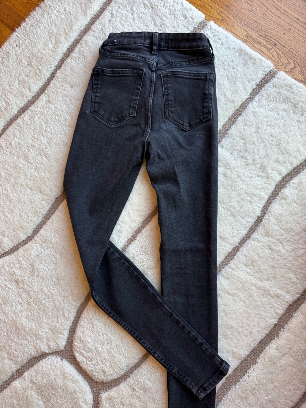Mango Black High-Rise Skinny Jeans